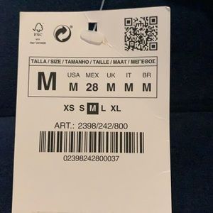 Zara Faux Leather Dress with Lace